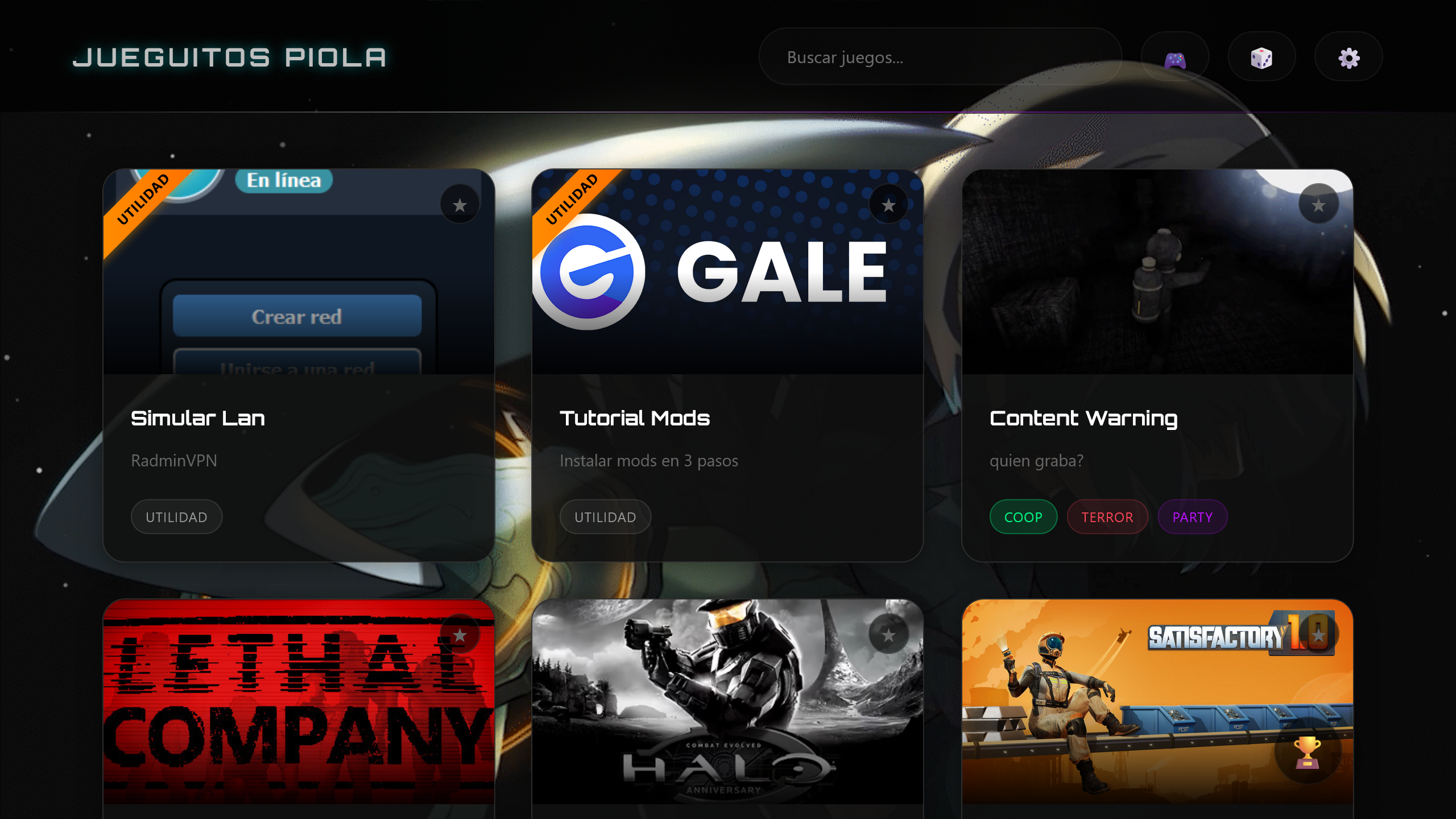 Captura de Jueguitos Piola